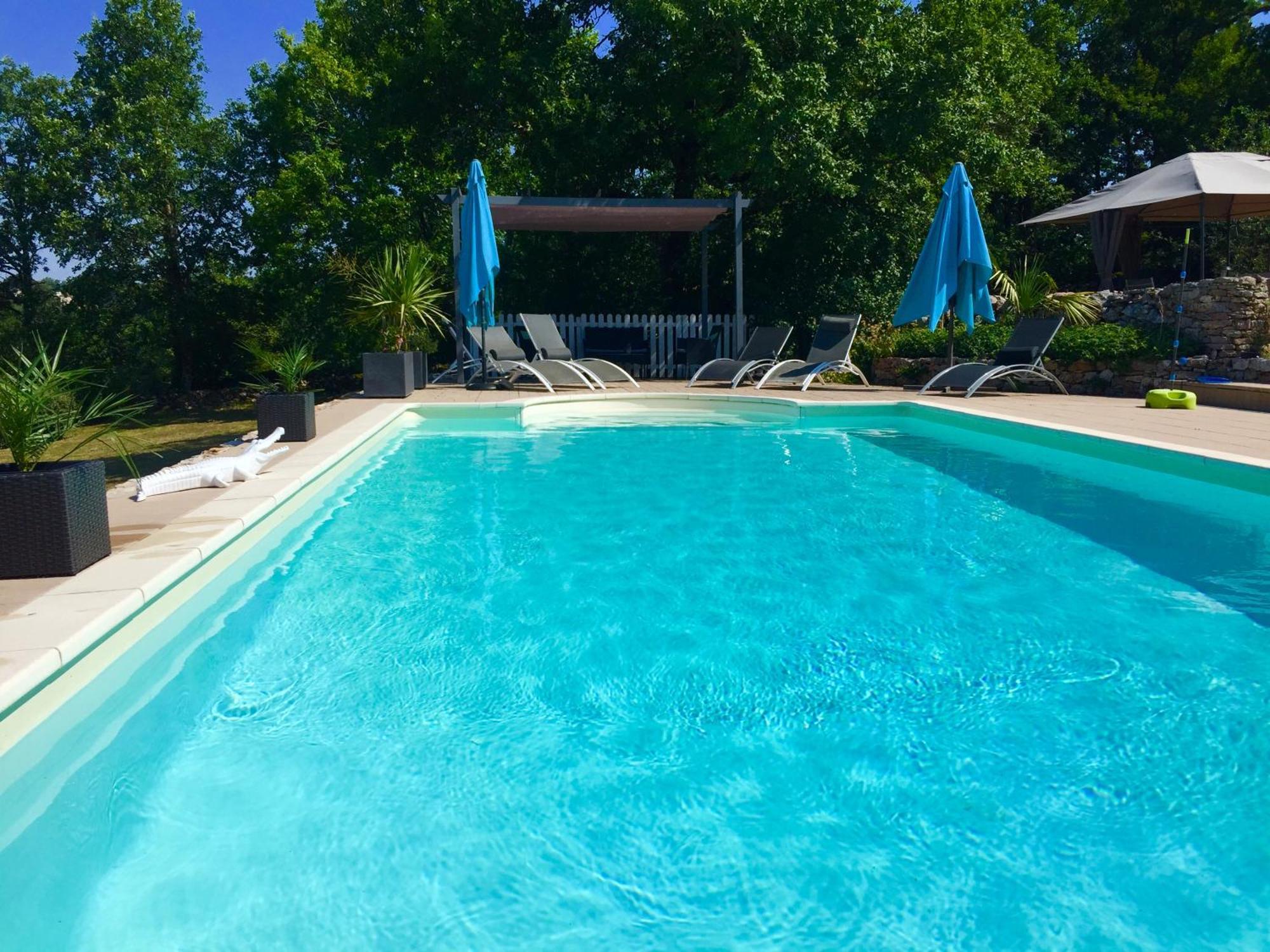 Béduer Maison De Campagne Avec Piscine מראה חיצוני תמונה
